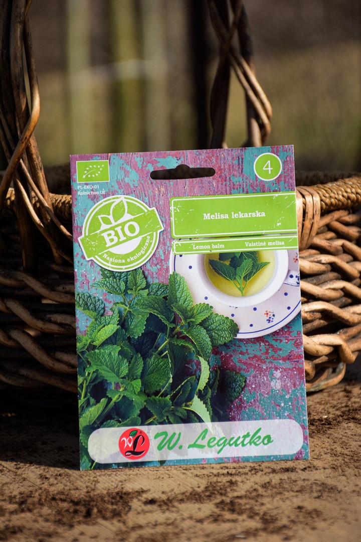 opakowanie nasion melisy lekarskiej